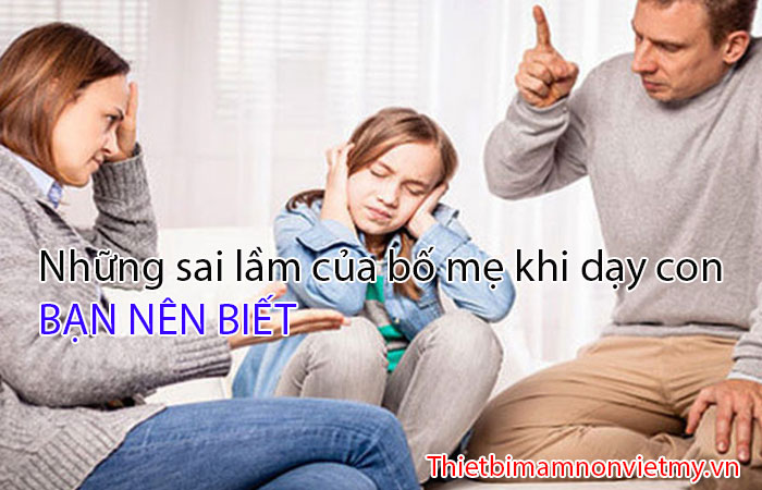 Nhung Sai Lam Cua Bo Me Khi Day Con Ban Nen Biet A