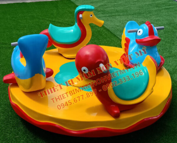 Đu Quay Mâm 4 Con Thú Vm 2416 2