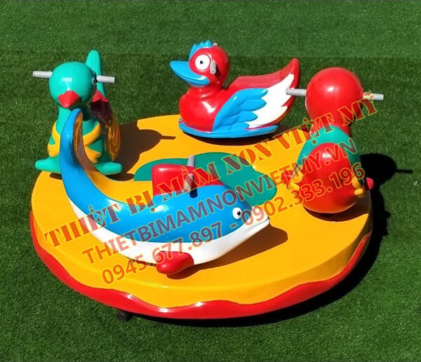 Đu Quay Mâm 4 Con Thú Vm 2416