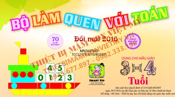 Bộ Làm Quen Với Toán 3 4 Tuổi