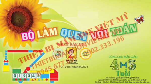 Bộ Làm Quen Với Toán 4 5 Tuổi