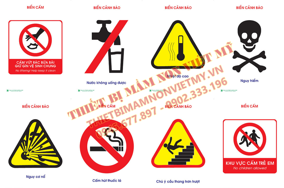 Tranh Cảnh Báo Nguy Hiểm