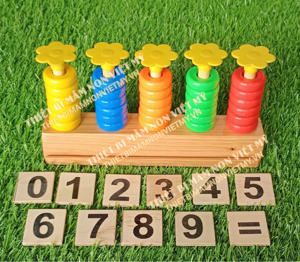 Bàn Tính Học đếm Gỗ